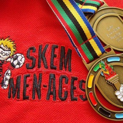 Skem Men-Aces Football Club Winners' Medals
